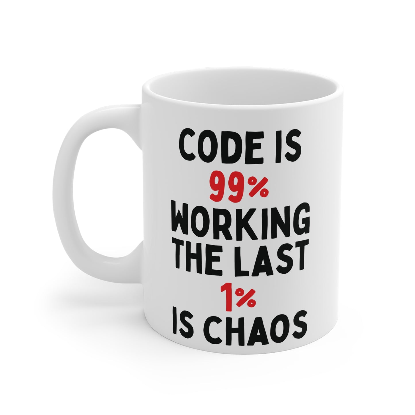 Code Is 99% Working Last 1% Is Chaos Mug