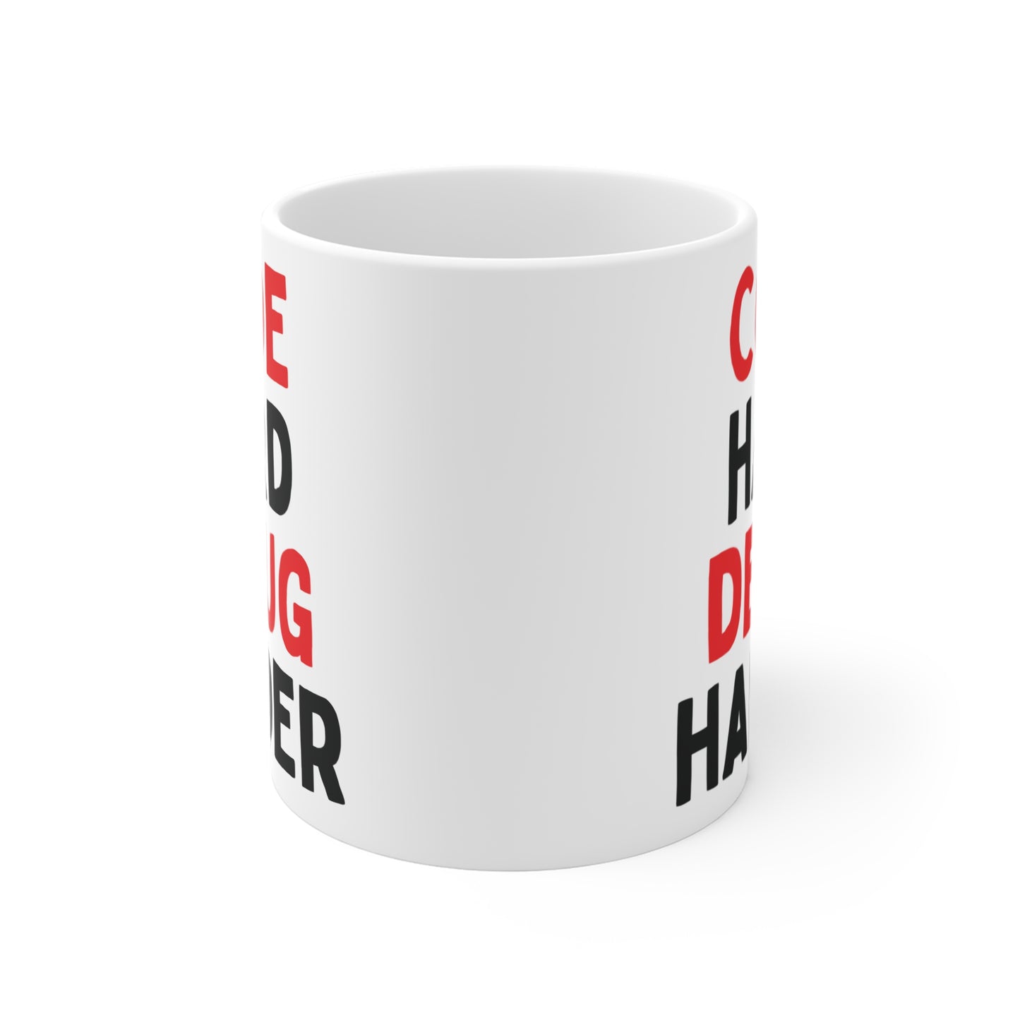 Code Hard, Debug Harder Mug