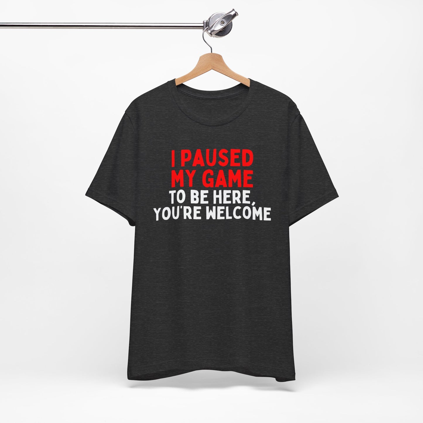 I Paused My Game To Be Here, You're Welcome T-Shirt