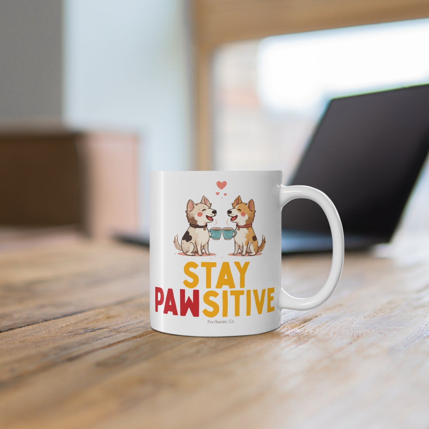 Stay Pawsitive Mug