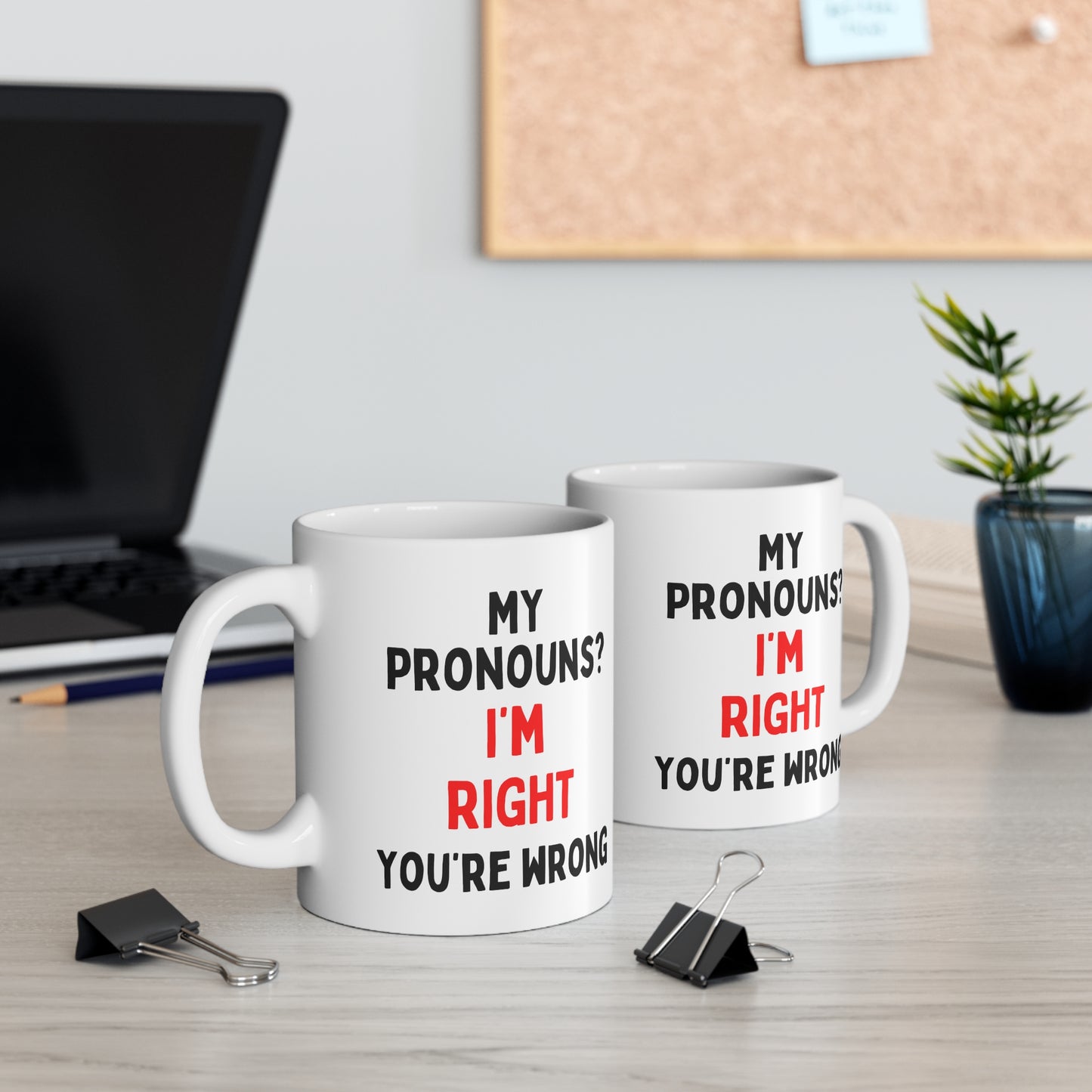 My Pronouns? I'm Right, You're Wrong Mug