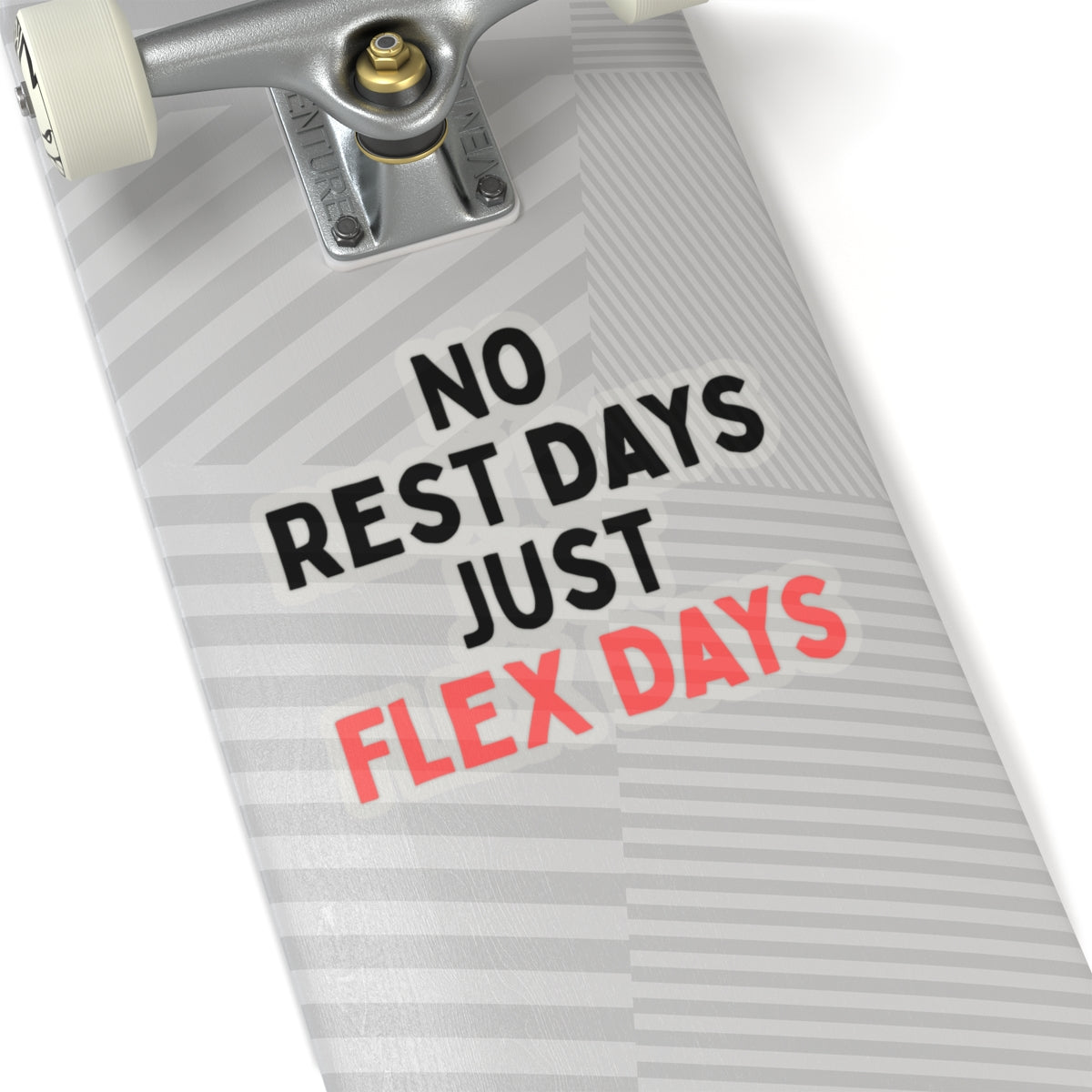 No Rest Days, Just Flex Days Kiss-Cut Stickers