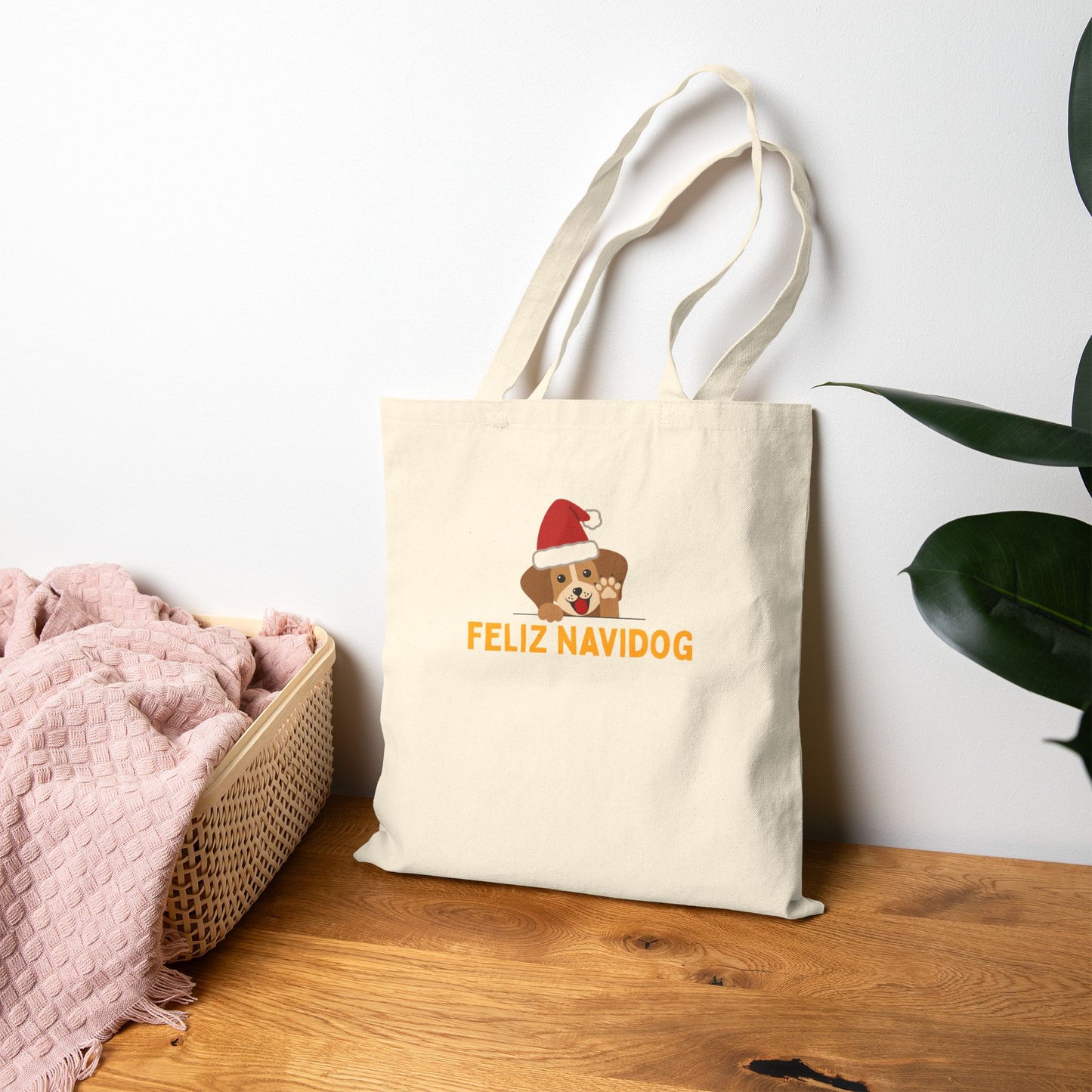 Feliz Navidog Tote Bag