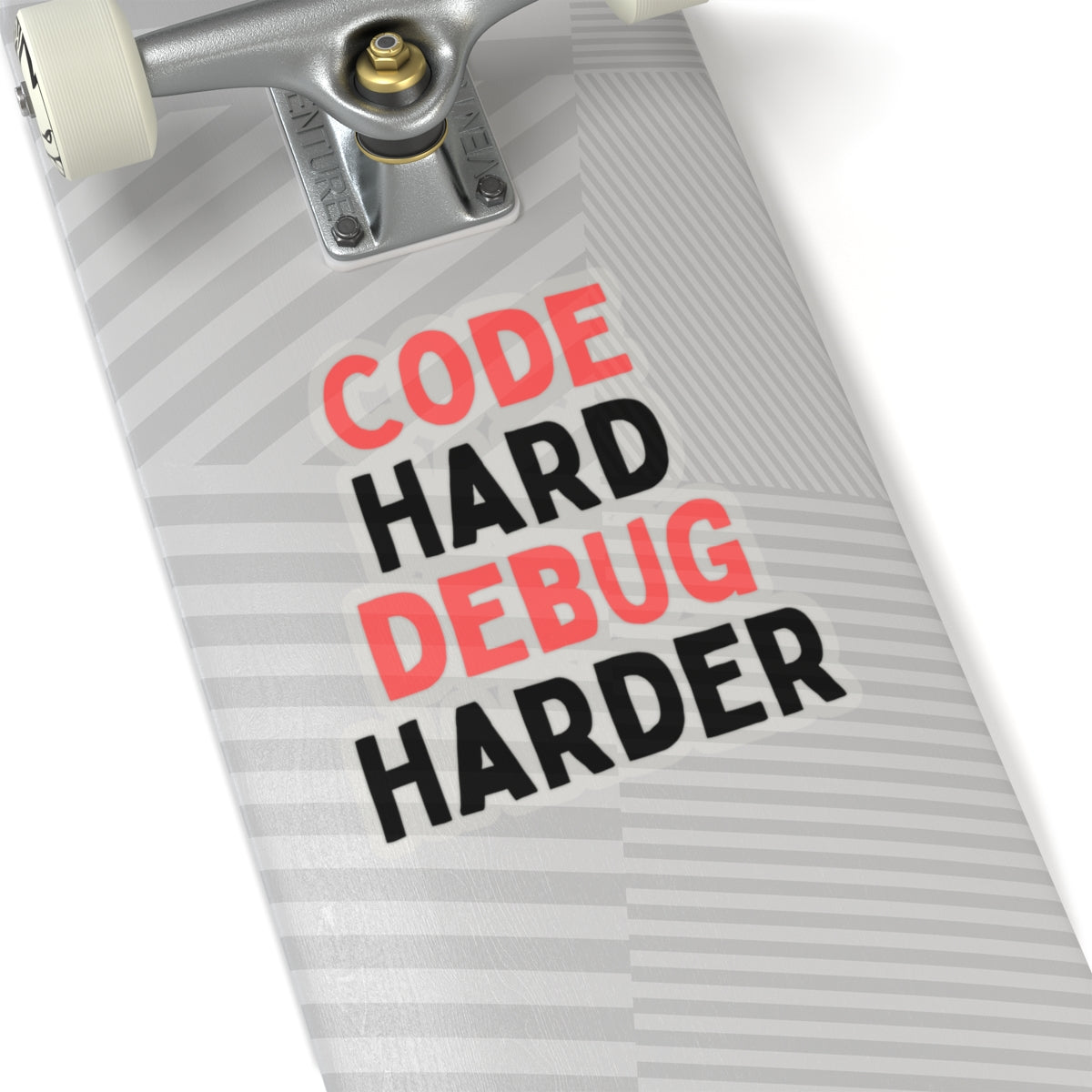 Code Hard, Debug Harder Stickers