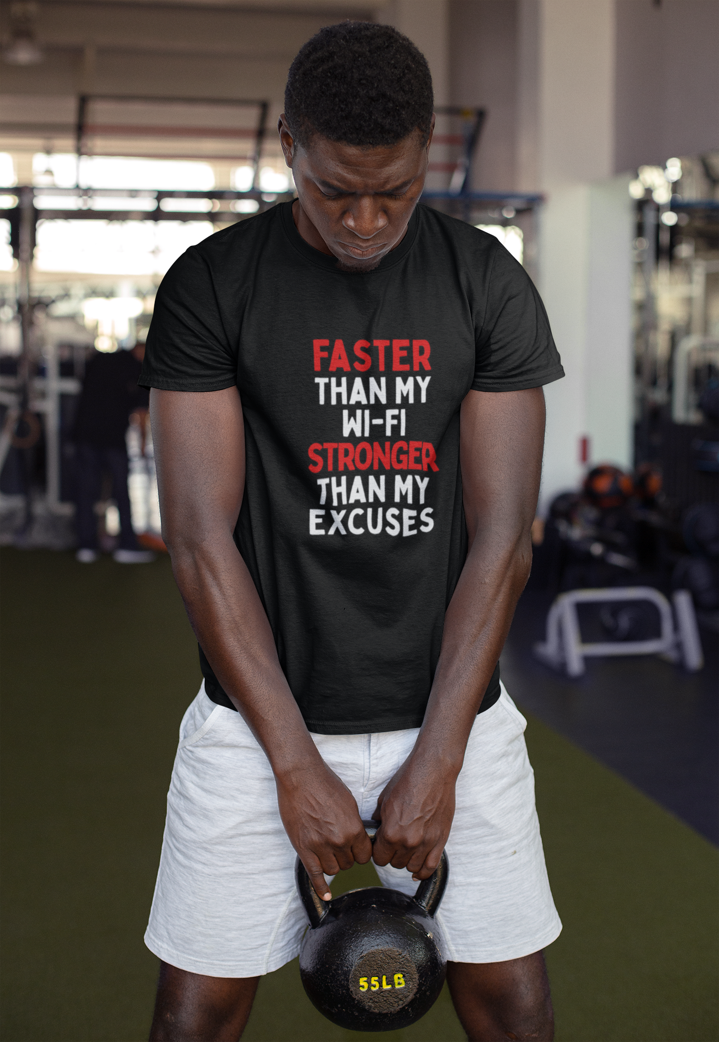 Faster Than My Wi-Fi, Stronger Than My Excuses T-Shirt