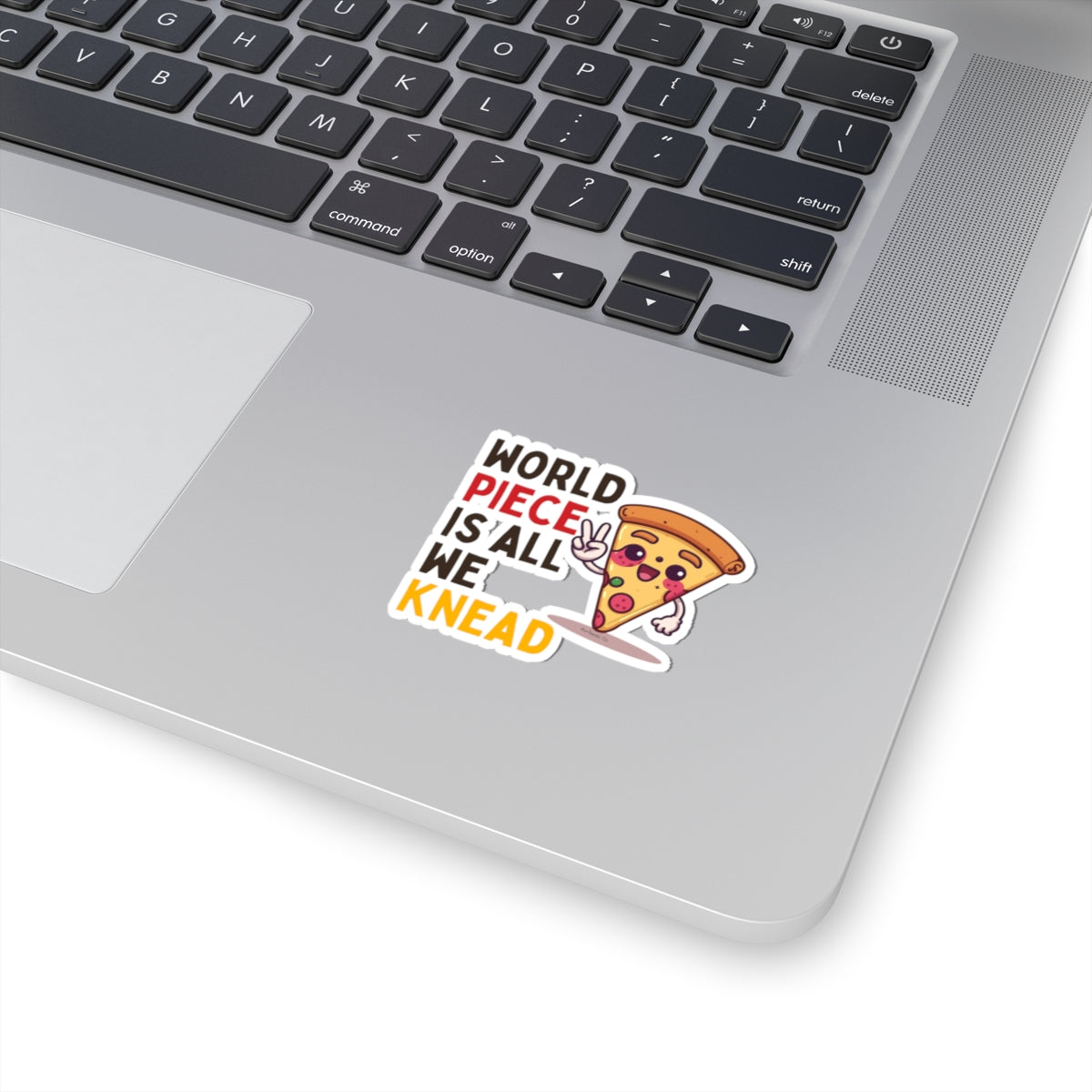 World Piece Is All We Knead Kiss-Cut Stickers