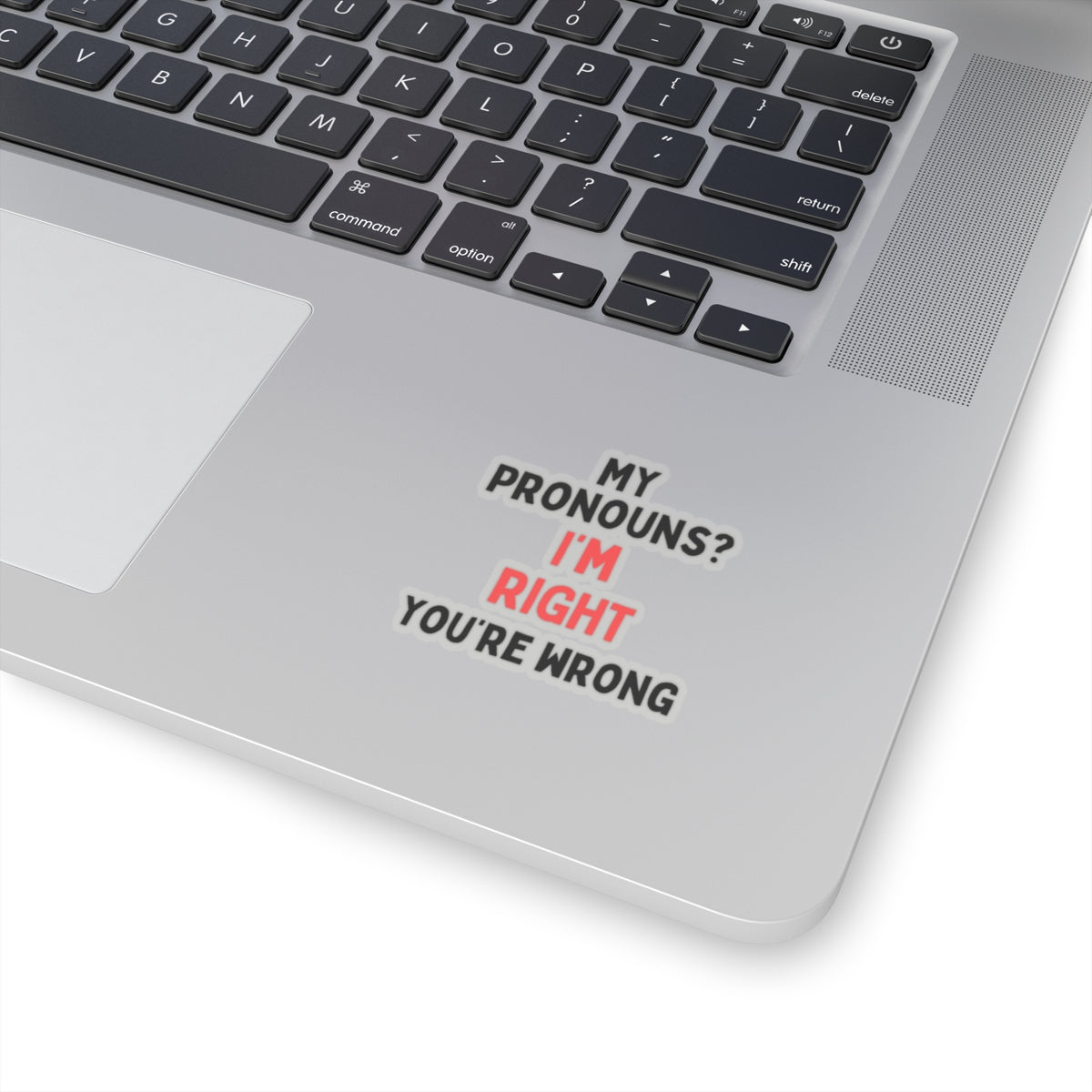 My Pronouns? I'm Right, You're Wrong Kiss-Cut Stickers