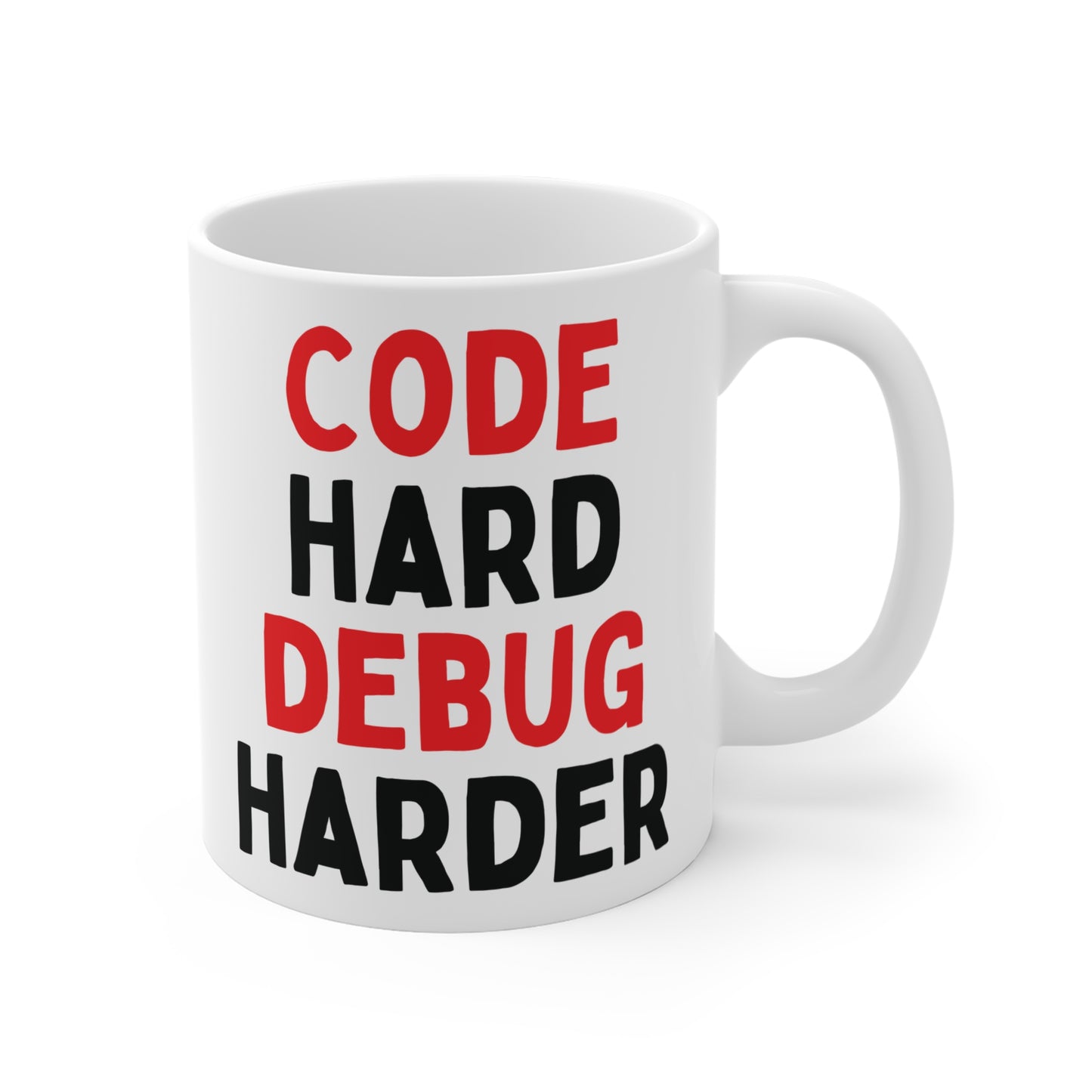 Code Hard, Debug Harder Mug