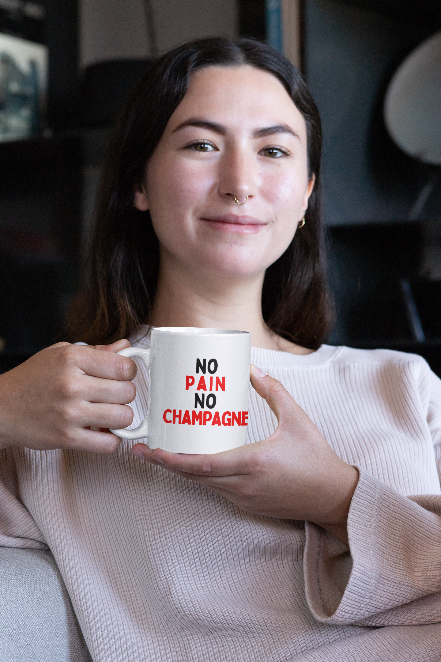No Pain, No Champagne Mug