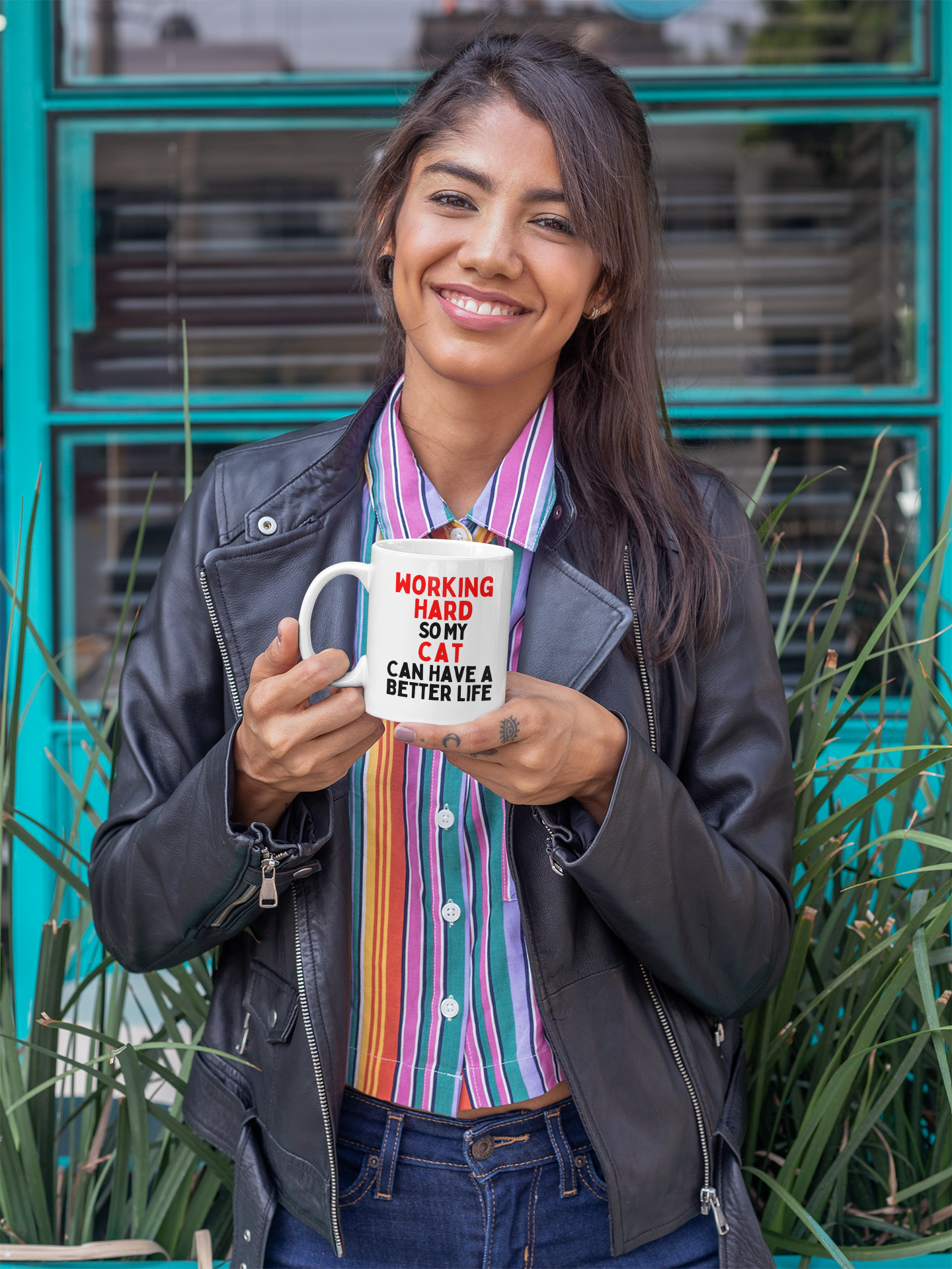 Working Hard So My Cat Can Have a Better Life Mug