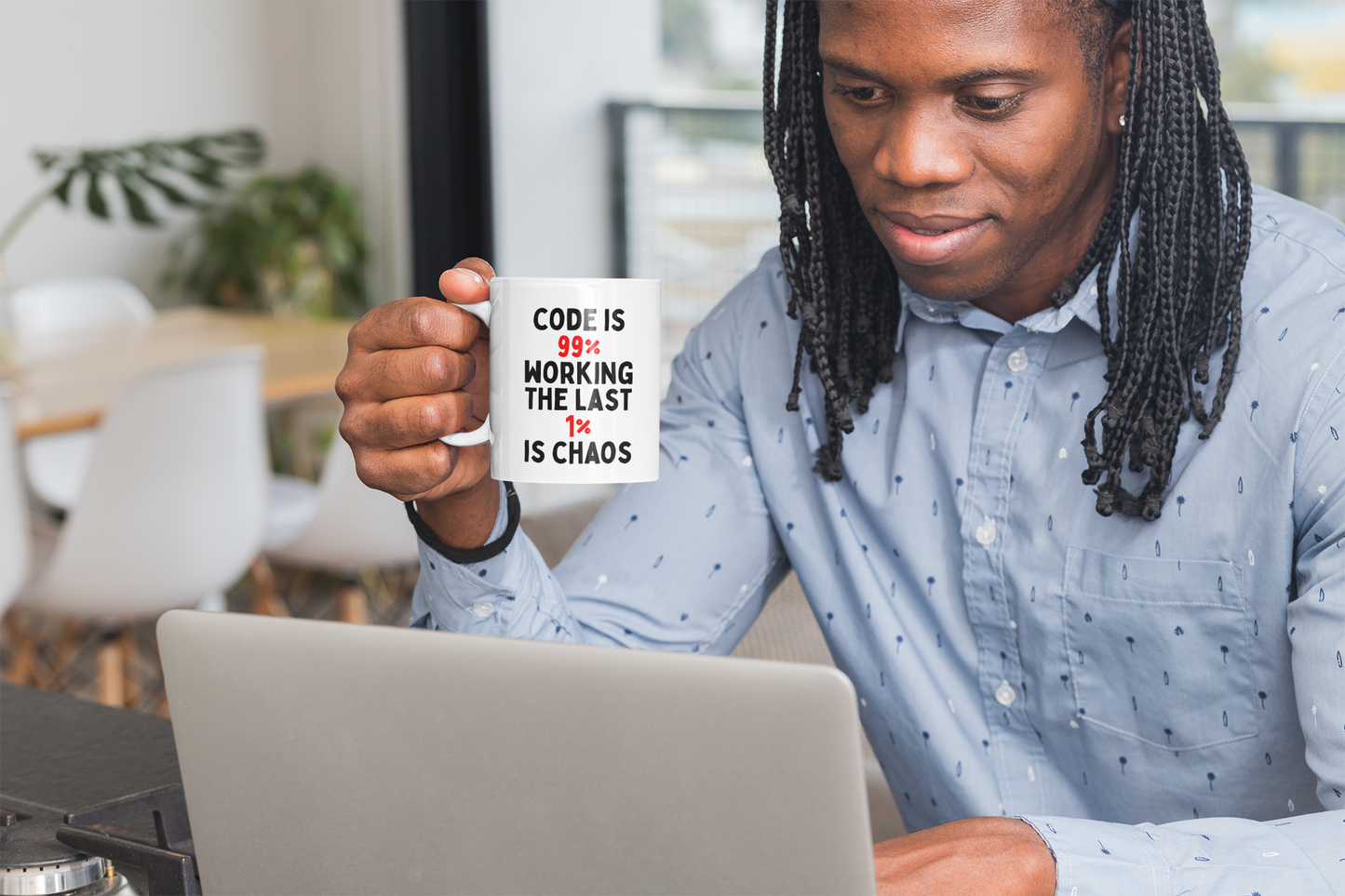 Code Is 99% Working Last 1% Is Chaos Mug
