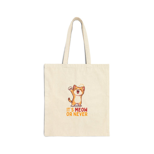 It's Meow or Never Tote Bag