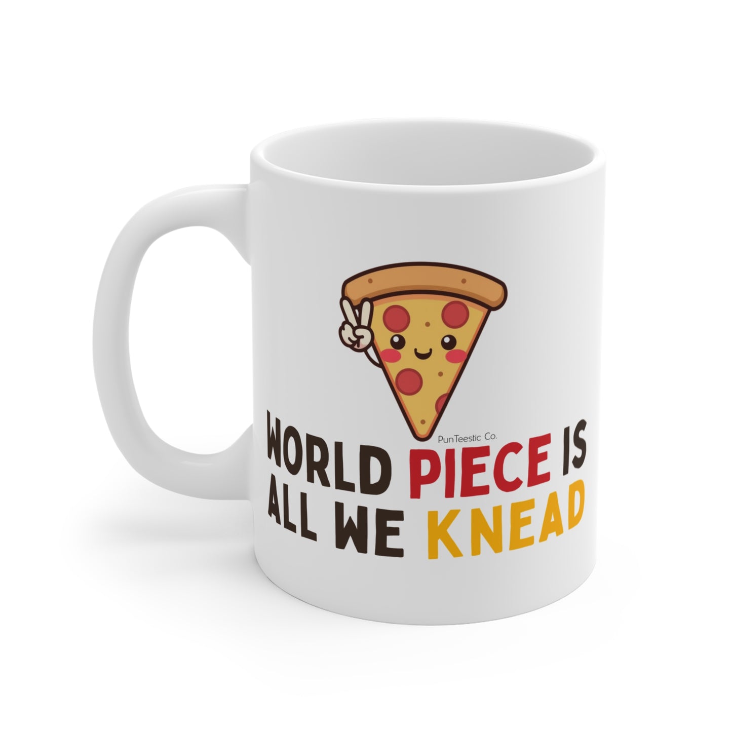 World Piece Is All We Knead Mug