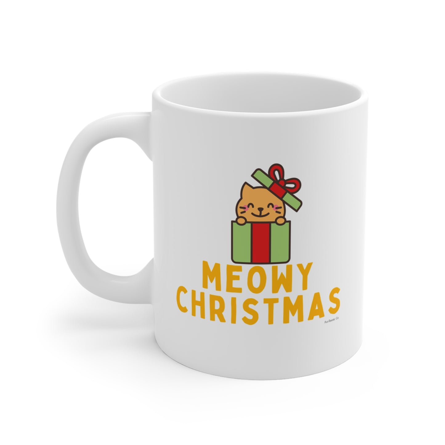 Meowy Christmas Mug