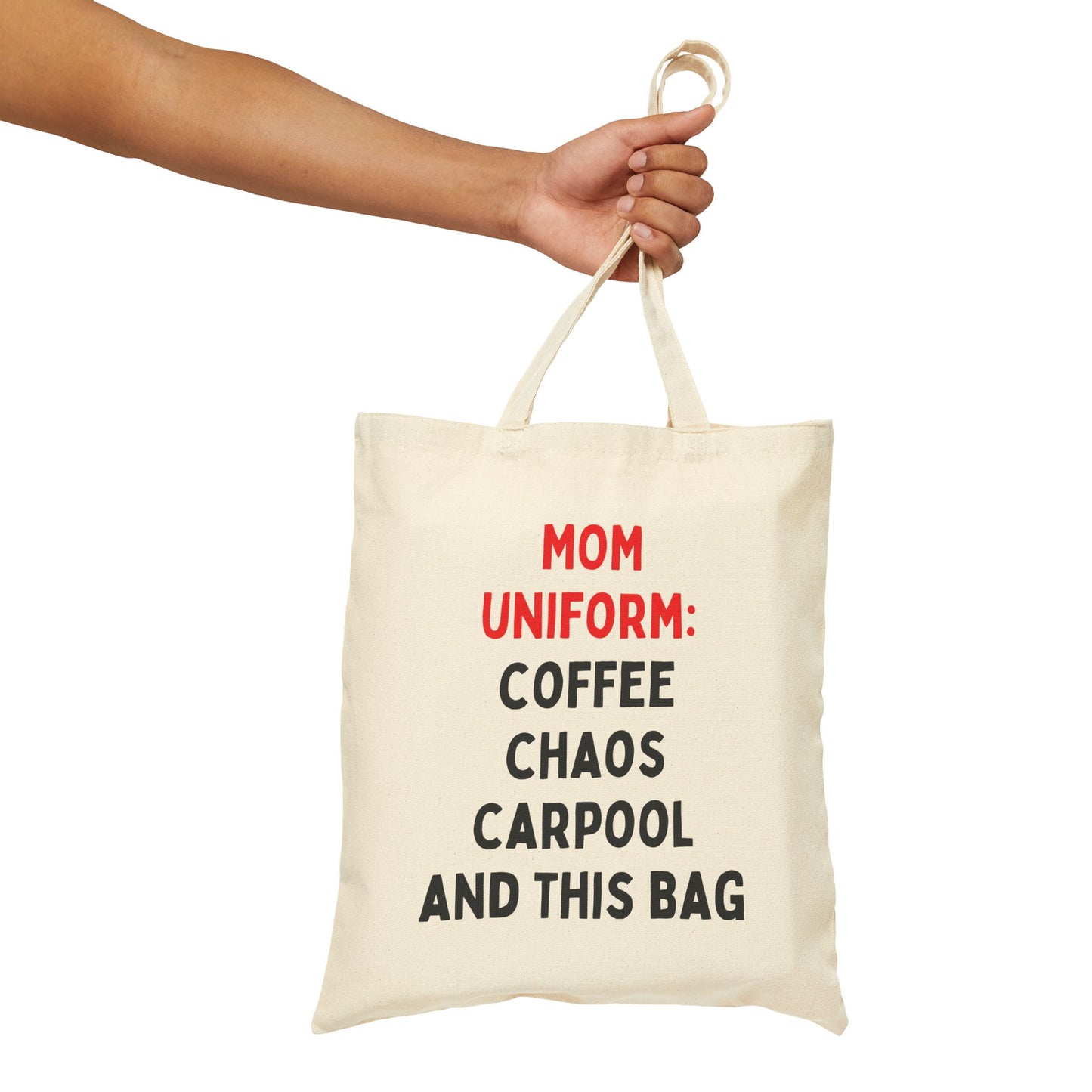 Mom Uniform: Coffee, Chaos, Carpool And This Bag Tote Bag