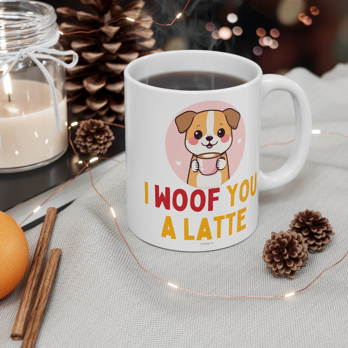I Woof You A Latte Mug