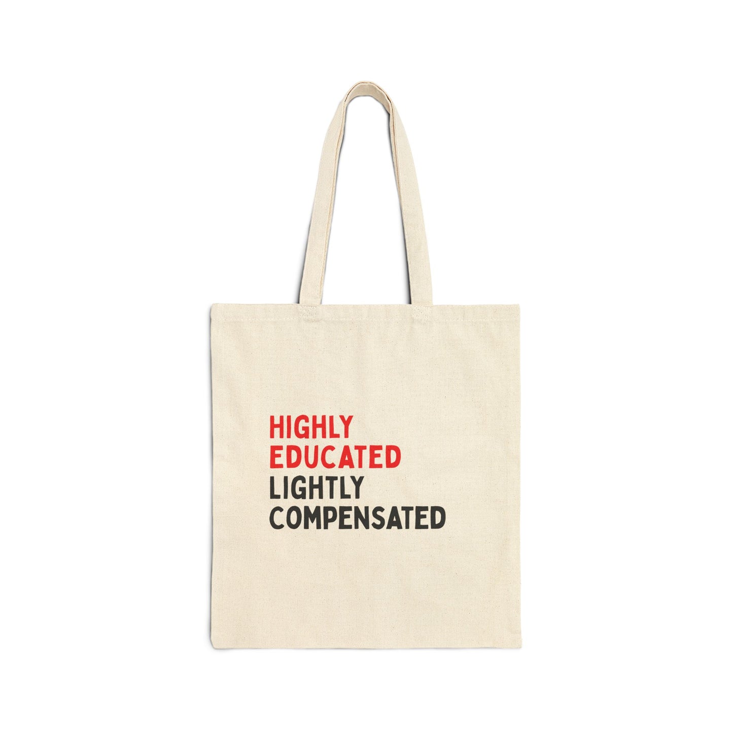 Highly Educated, Lightly Compensated Tote Bag