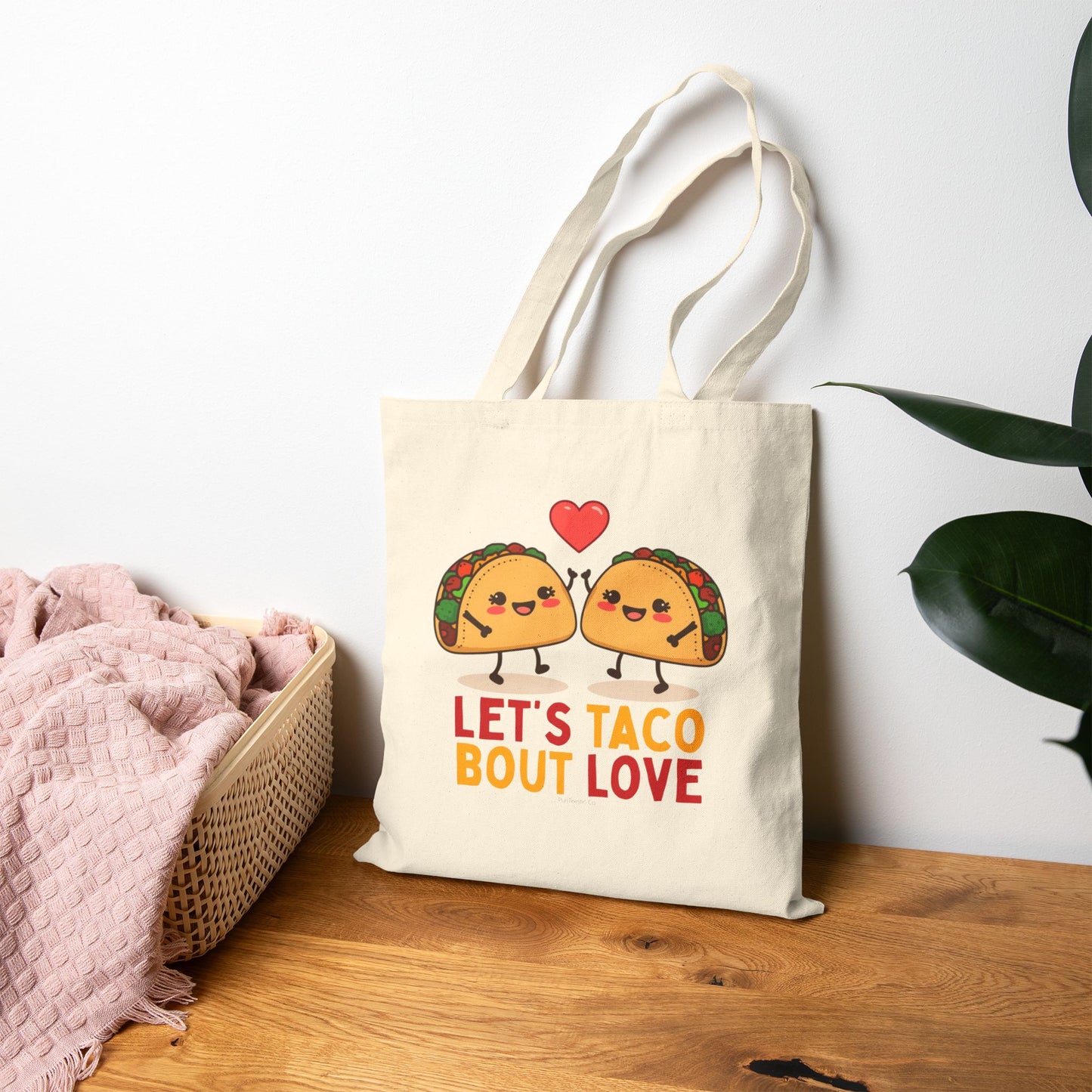 Let's Taco 'Bout Love Tote Bag