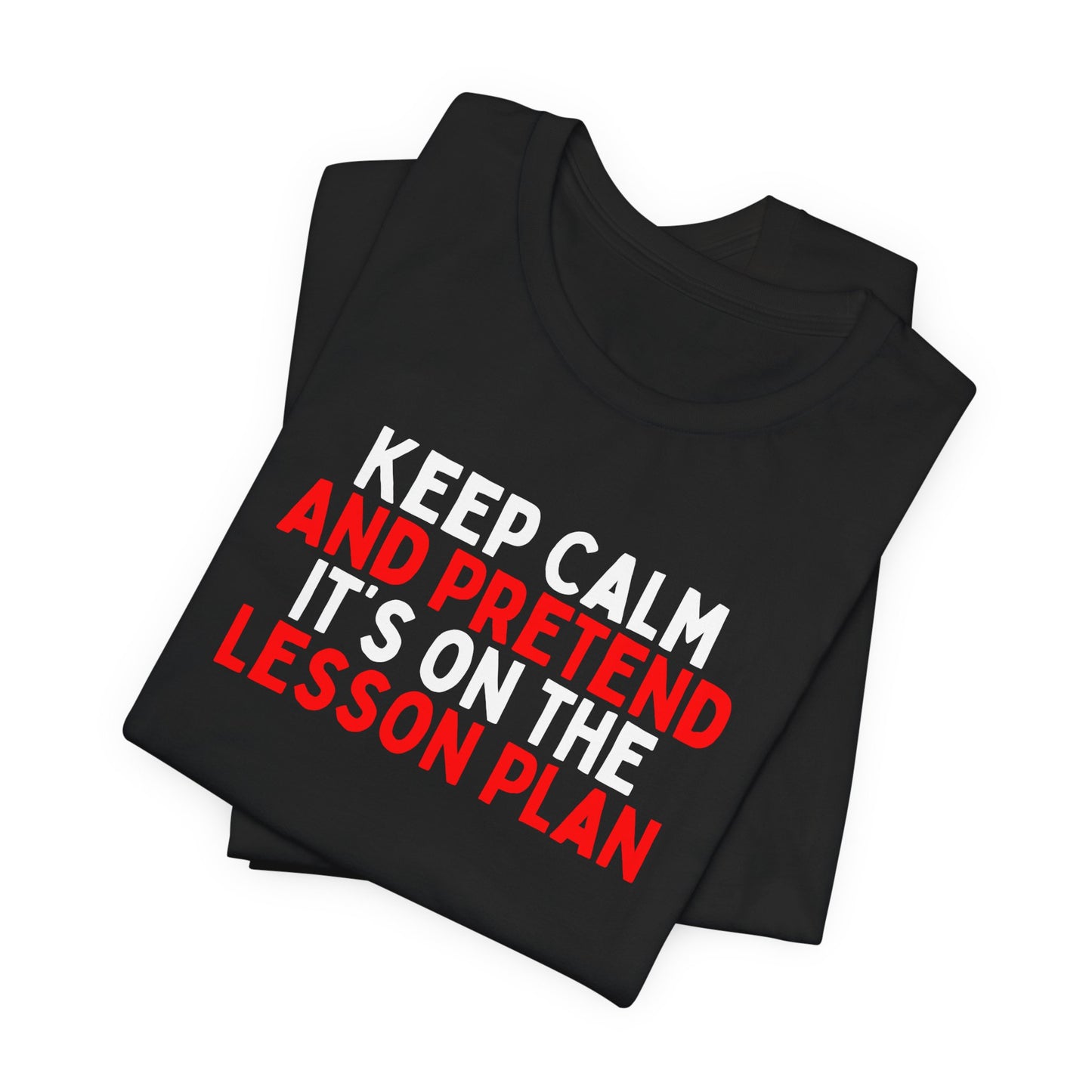 Keep Calm And Pretend It's on the Lesson Plan T-Shirt