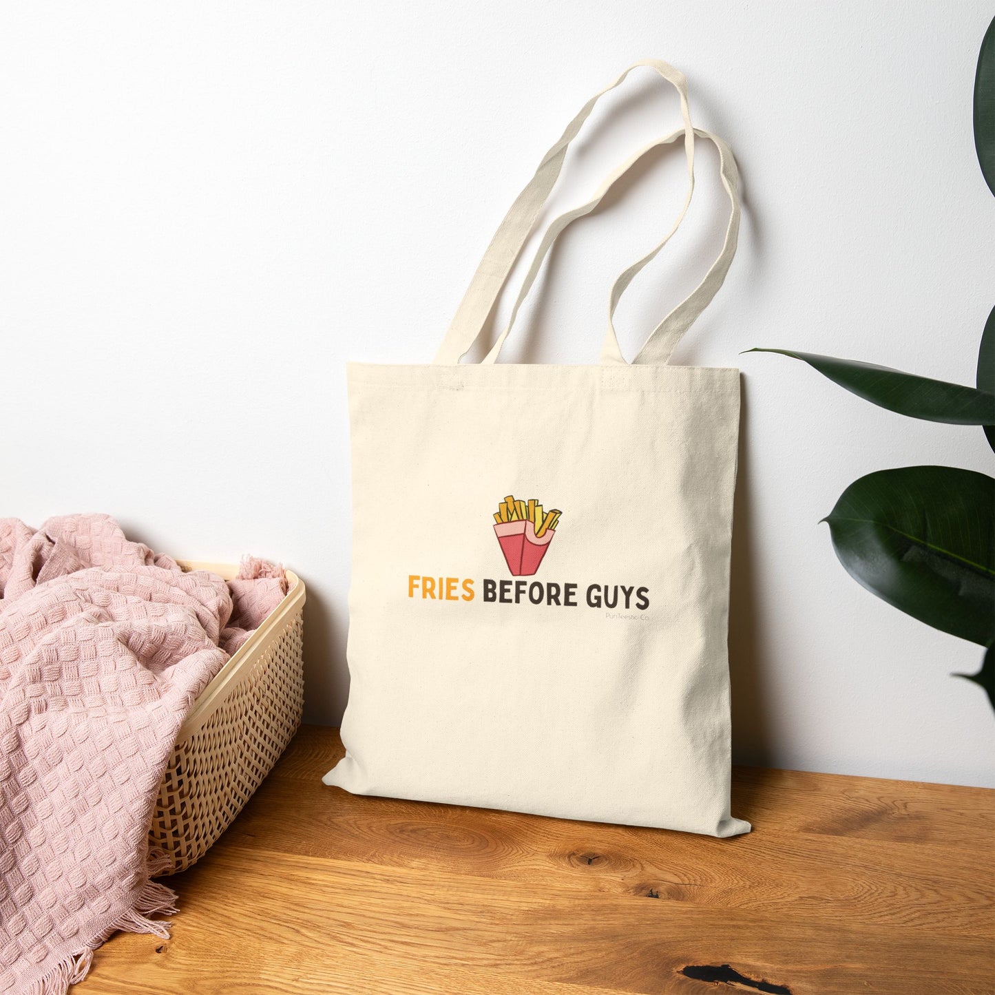 Fries Before Guys Tote Bag