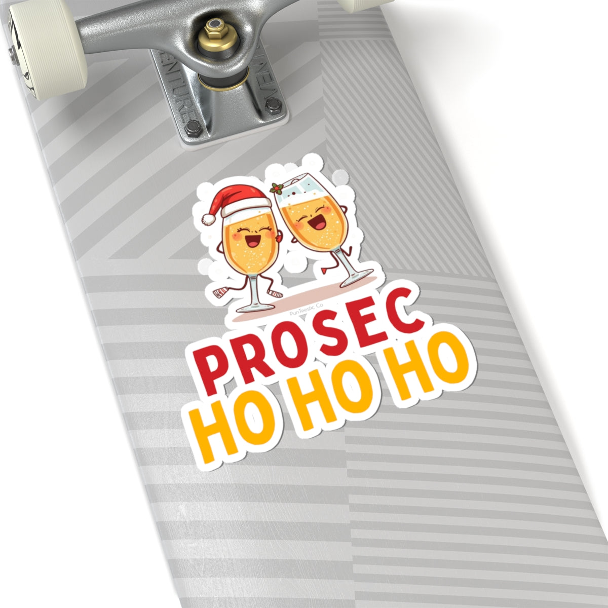 Prosec Ho Ho Ho Kiss-Cut Sticker