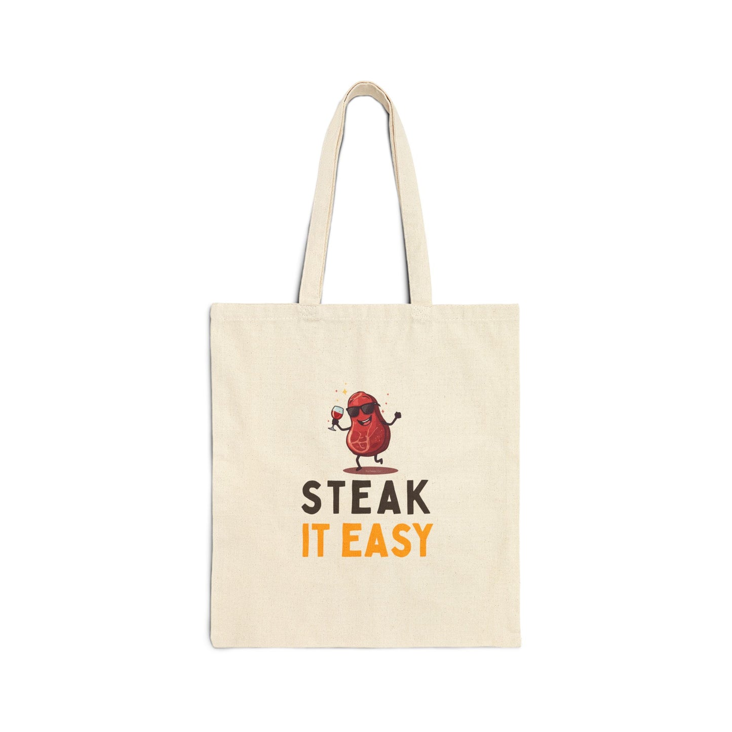 Steak It Easy Canvas Tote Bag