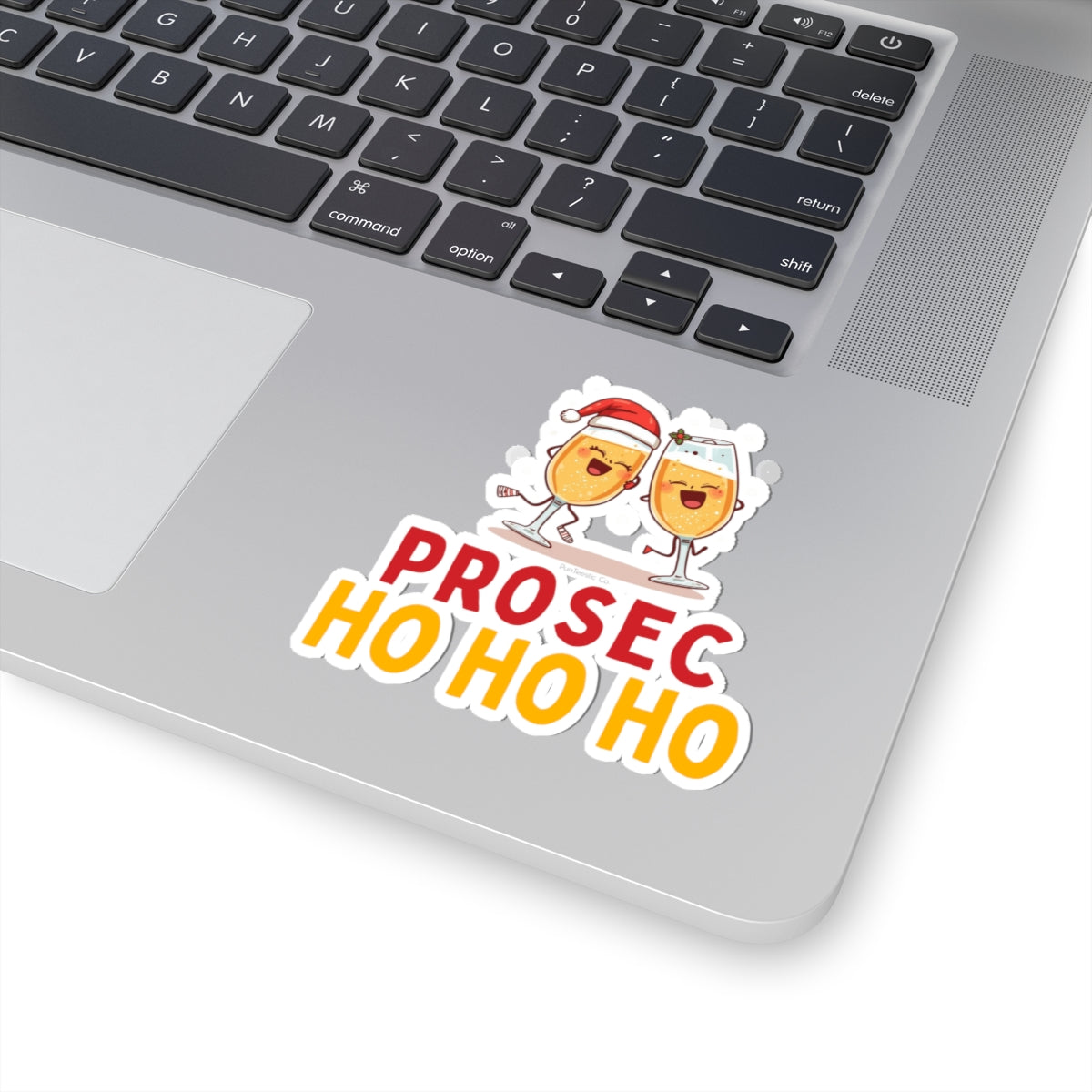 Prosec Ho Ho Ho Kiss-Cut Sticker