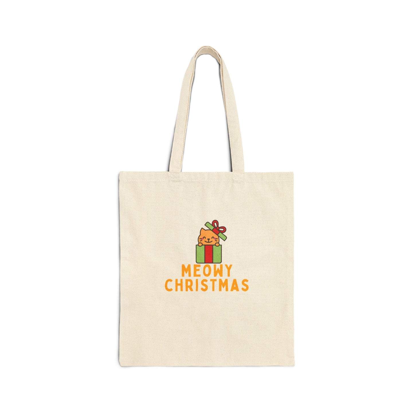 Meowy Christmas Tote Bag