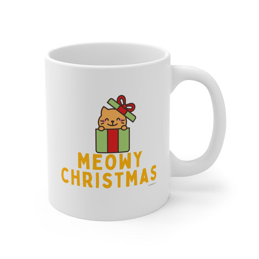 Meowy Christmas Mug