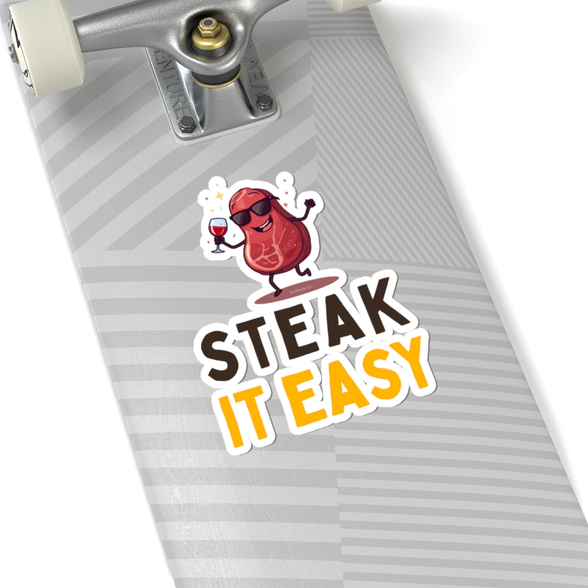 Steak It Easy Kiss-Cut Stickers