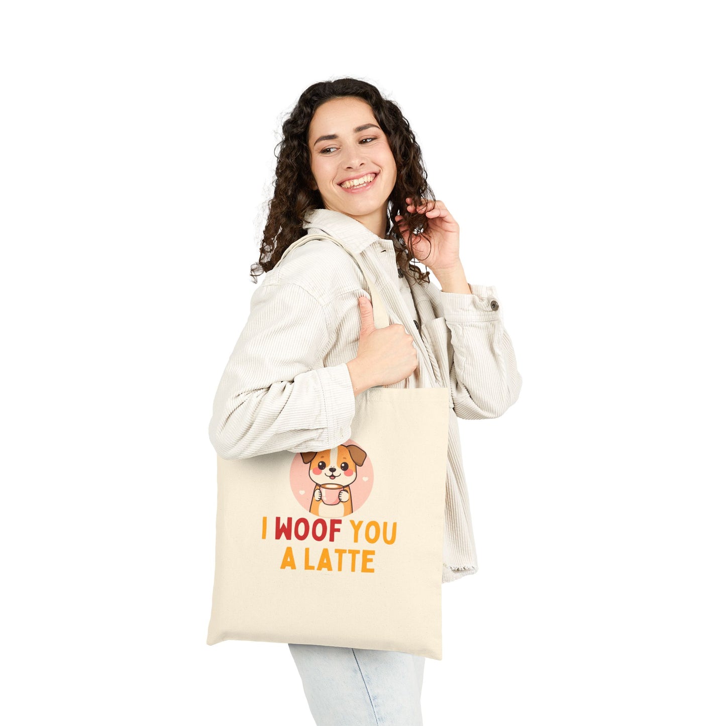 I Woof You a Latte Tote Bag