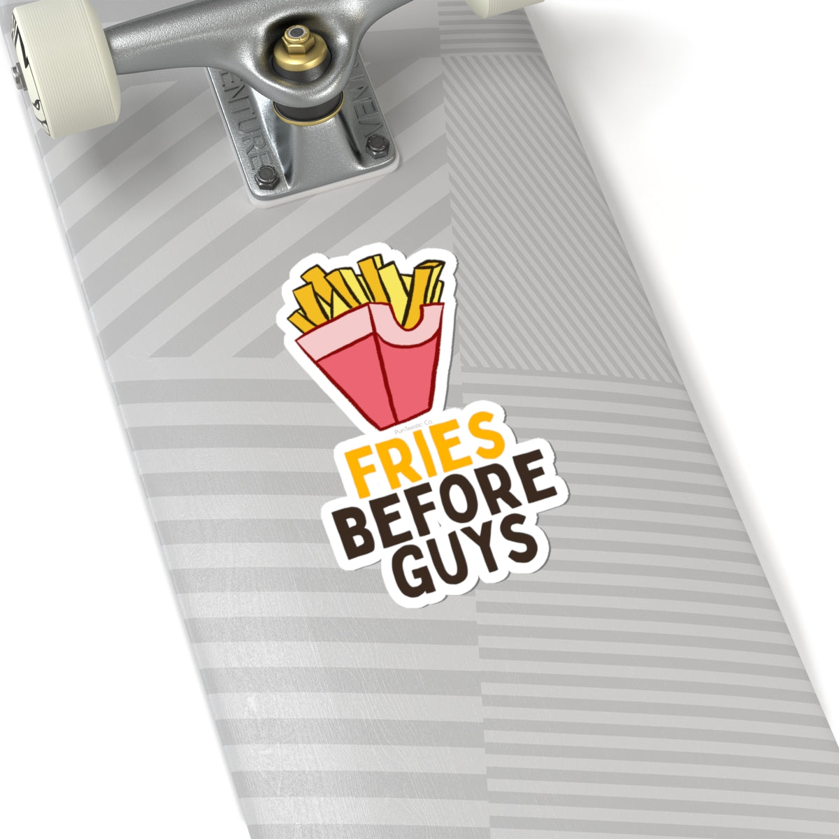 Fries Before Guys Kiss-Cut Stickers