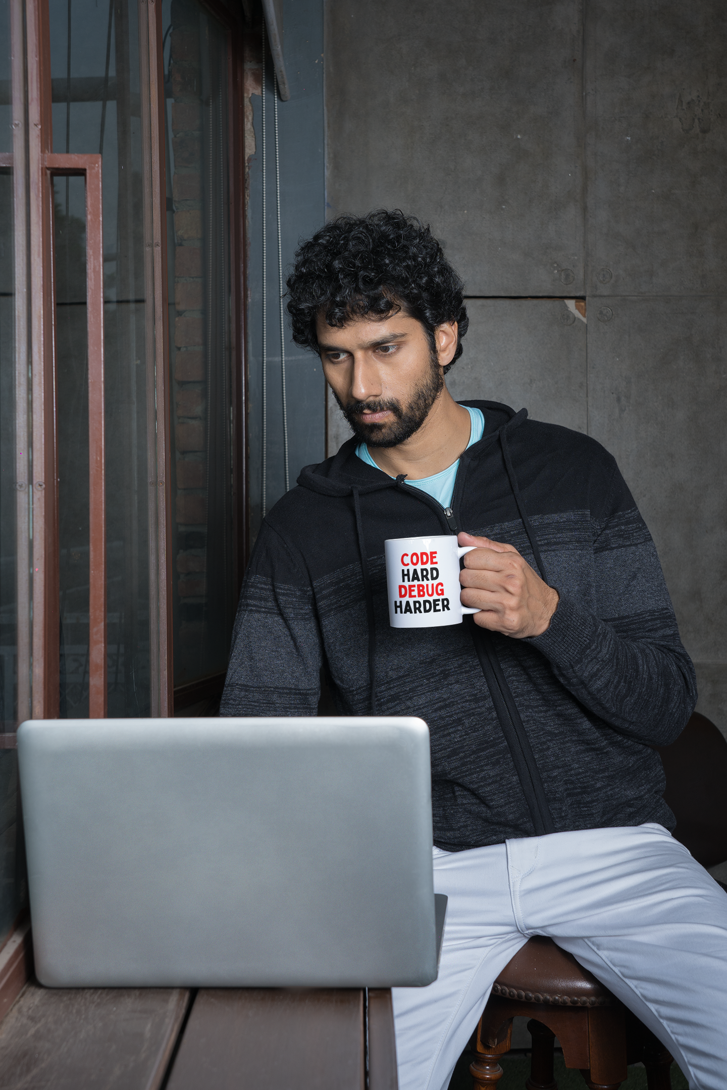 Code Hard, Debug Harder Mug