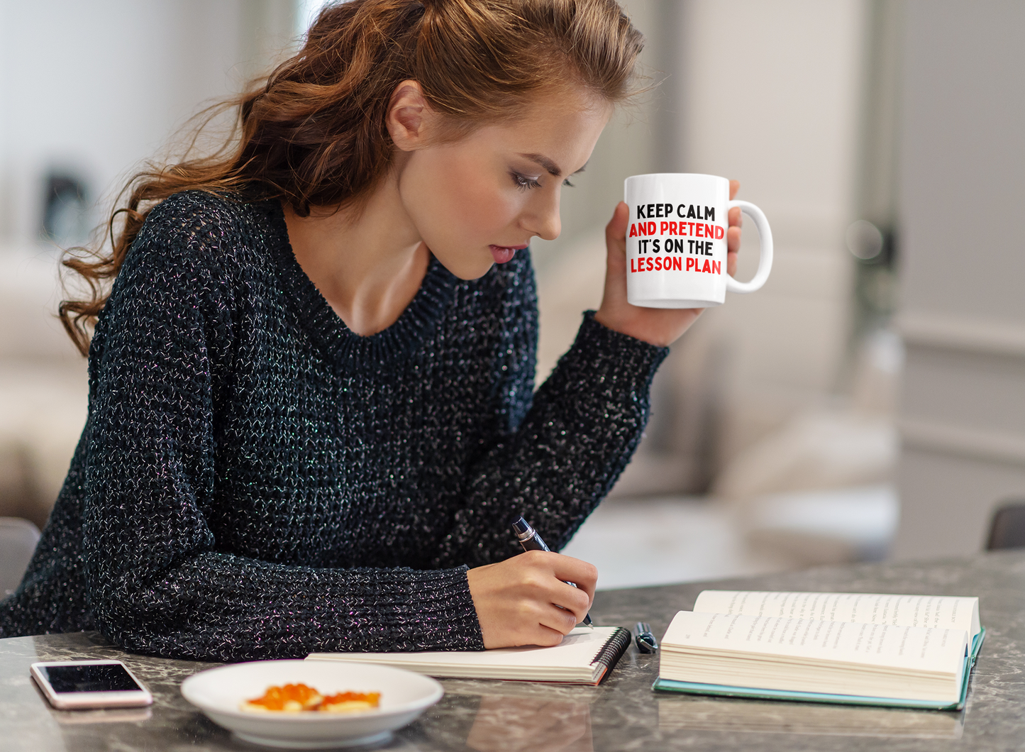 Keep Calm And Pretend It's on the Lesson Plan Mug