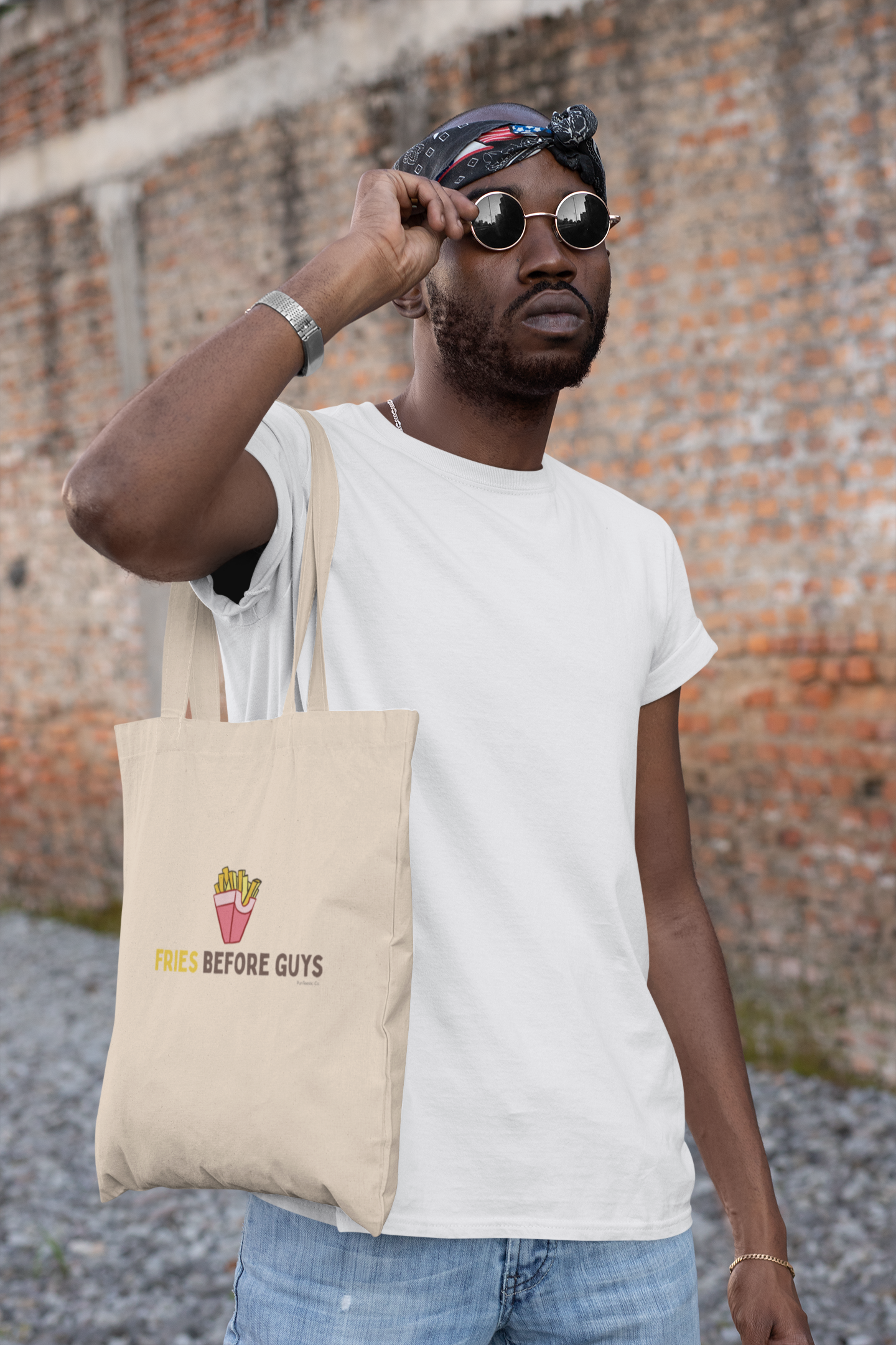Fries Before Guys Tote Bag
