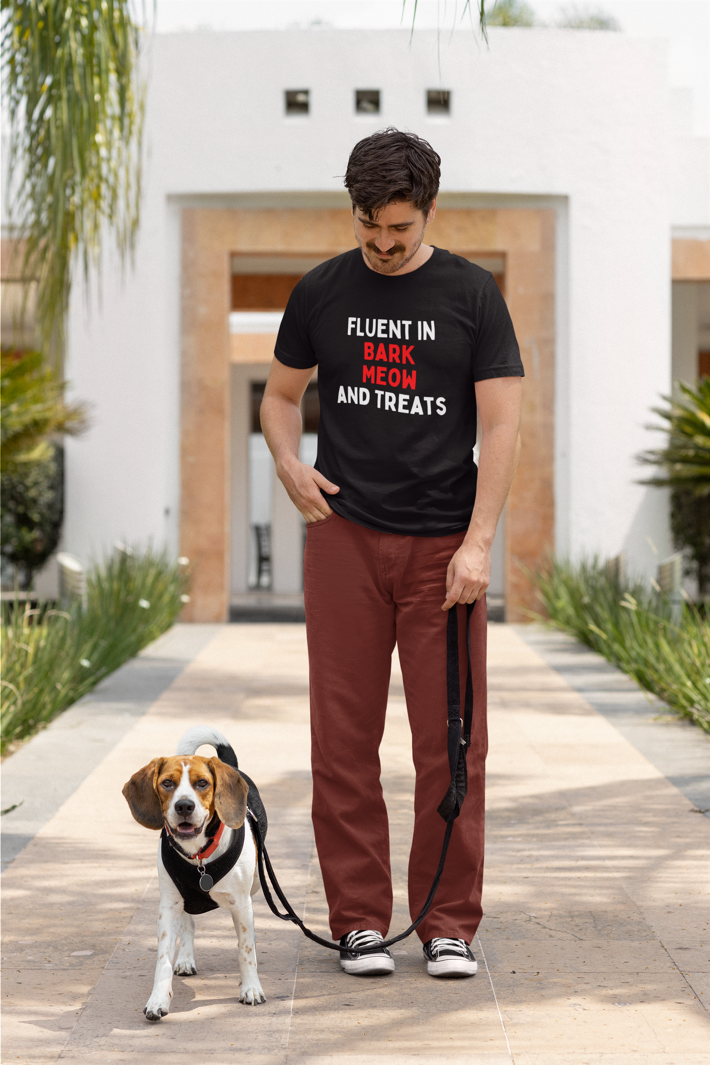 Fluent in Bark, Meow, and Treats T-Shirt
